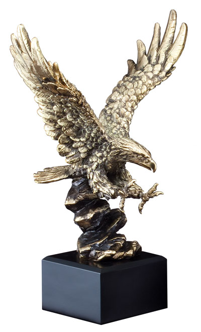 large resin eagle statues